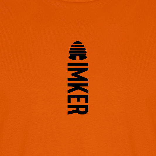 IMKER Hive Alpha T-Shirt in Orange – Druck im Detail