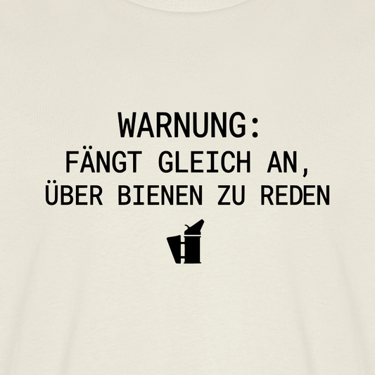 IMKER Smoker Redemodus T-Shirt in Naturweiß – Druck im Detail
