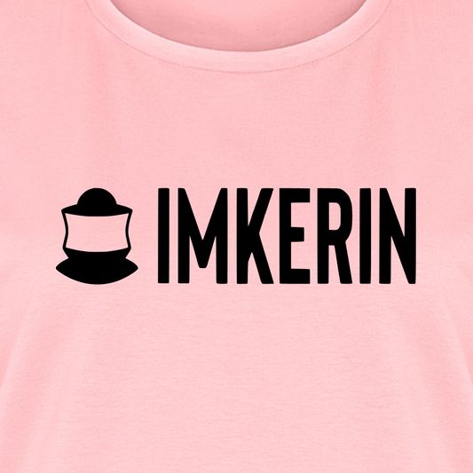 IMKERIN Code Prime T-Shirt in Rosé – Druck im Detail