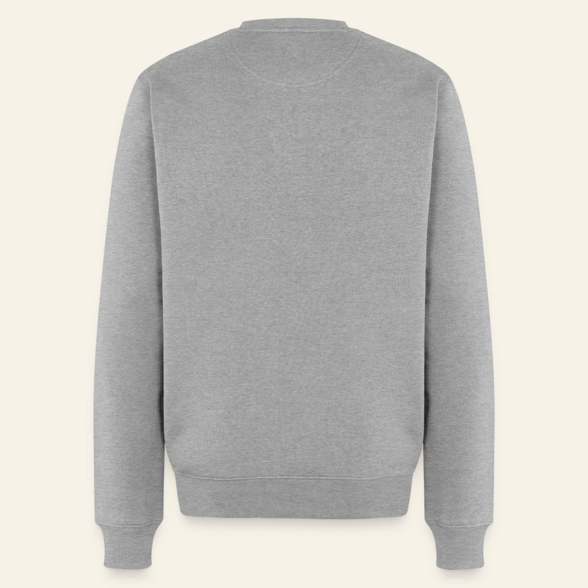 Honig Dealer Sweatshirt in Grau meliert – Rückseite ohne Druck