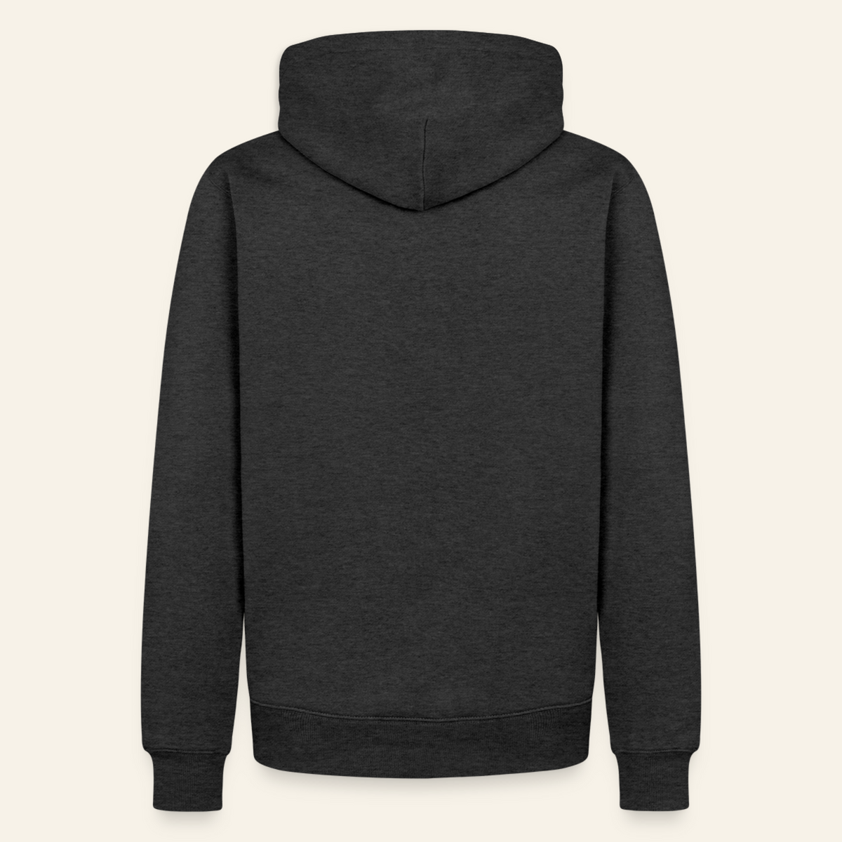 Honig Dealer Hoodie in Anthrazit meliert – Rückseite ohne Druck