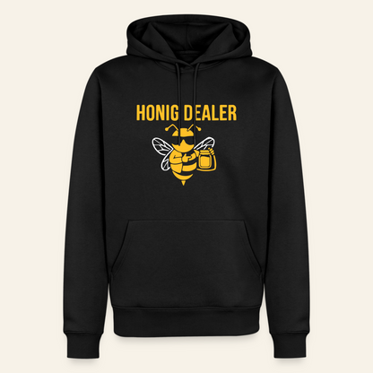Honig Dealer Hoodie in Schwarz – Vorderseite