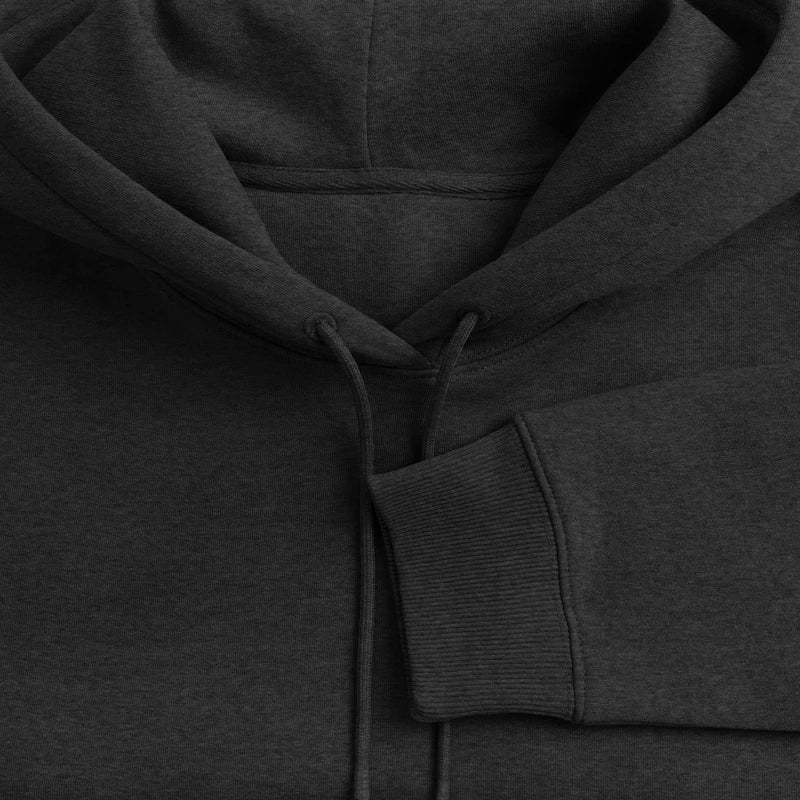 Honig Dealer Hoodie in Anthrazit meliert – Stoff im Detail