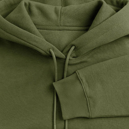 Honig Dealer Hoodie in Khaki – Stoff im Detail