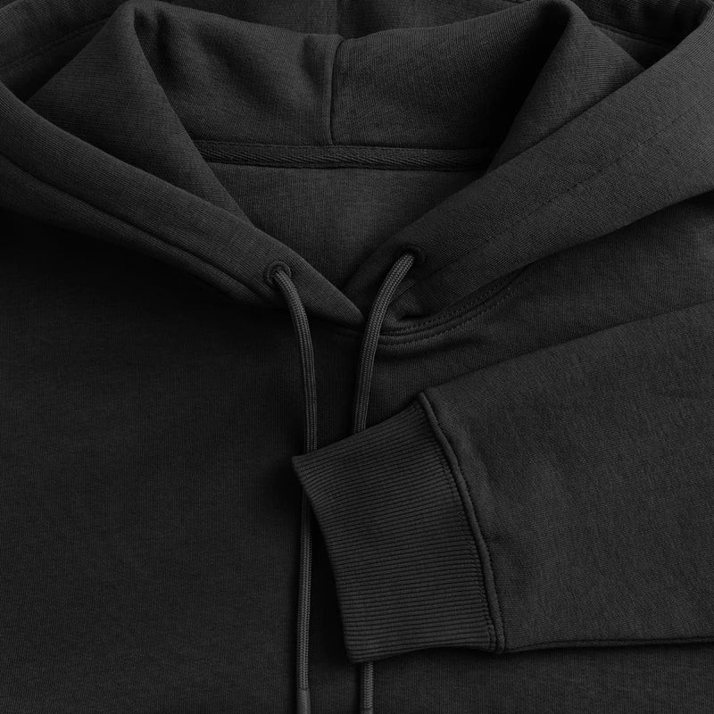 Honig Dealer Hoodie in Schwarz – Stoff im Detail