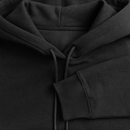 Honig Dealer Hoodie in Schwarz – Stoff im Detail
