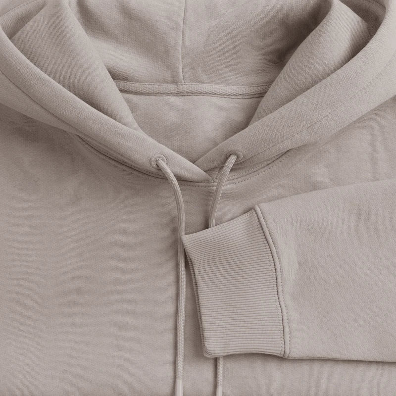 Honig Dealer Hoodie in Taupe – Stoff im Detail