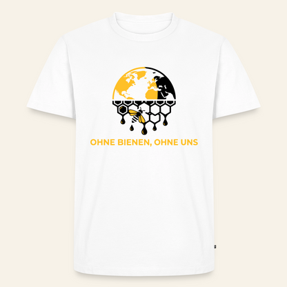 Bienenwelt T-Shirt in Weiß – Vorderseite