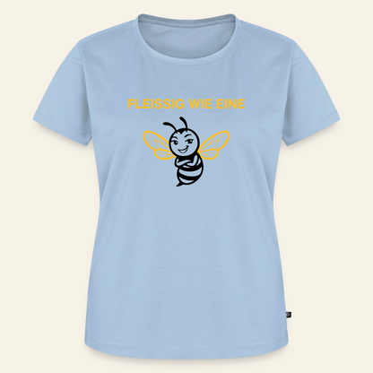Fleißige Biene T-Shirt in Hellblau – Vorderseite