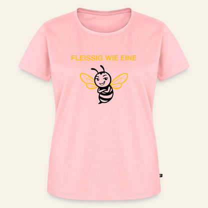 Fleißige Biene T-Shirt in Rosé – Vorderseite