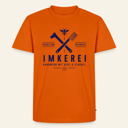 Herz & Stachel T-Shirt in Orange – Vorderseite