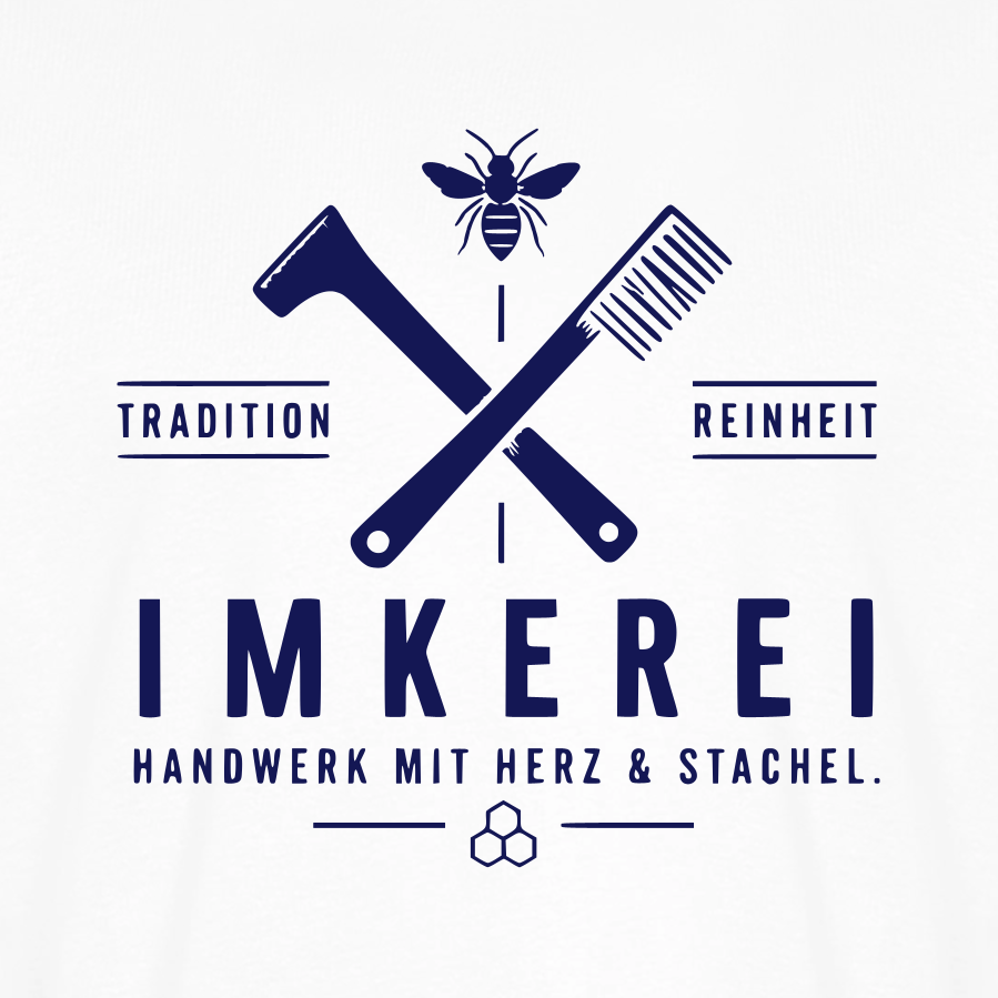 Herz & Stachel T-Shirt in Weiß – Druck im Detail