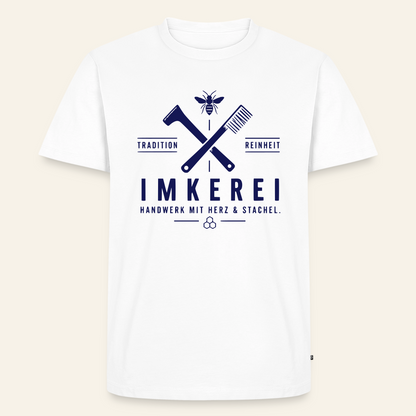 Herz & Stachel T-Shirt in Weiß – Vorderseite