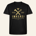 Herz & Stachel T-Shirt in Schwarz – Vorderseite