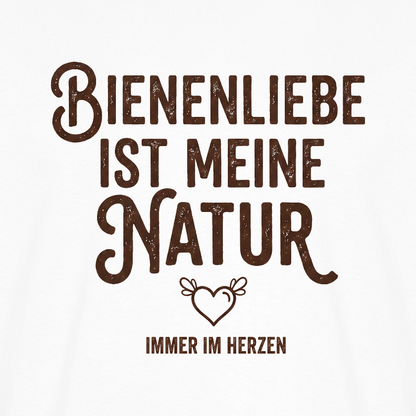 Herzenssache T-Shirt in Weiß – Druck im Detail