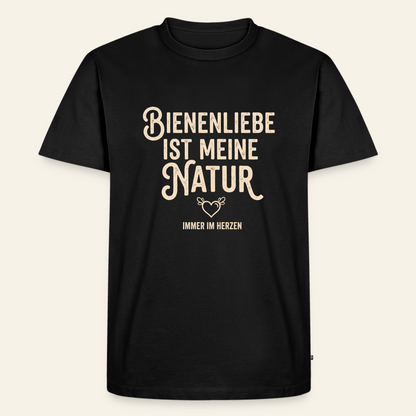 Herzenssache T-Shirt in Schwarz – Vorderseite