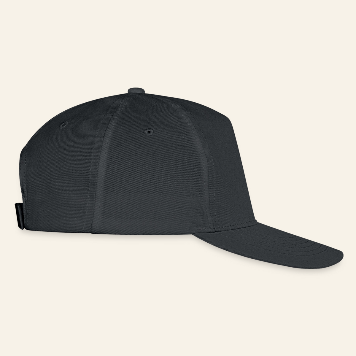Honig Dealer Baseballcap in Graphitgrau – Seitenansicht