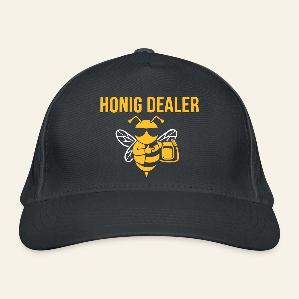 Honig Dealer Baseballcap in Graphitgrau – Vorderseite