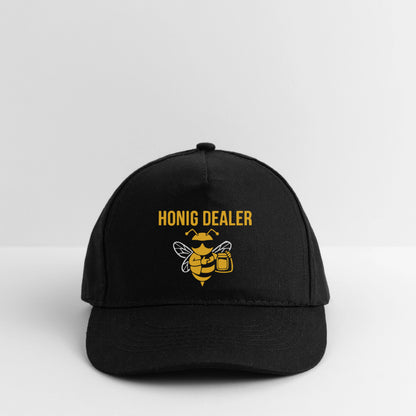 Honig Dealer Baseballcap in Schwarz – Studioaufnahme