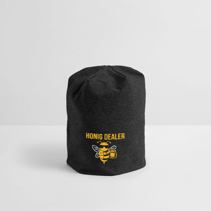 Honig Dealer Beanie-Mütze in Anthrazit – Studioaufnahme