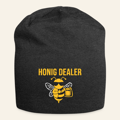 Honig Dealer Beanie-Mütze in Anthrazit – Vorderseite