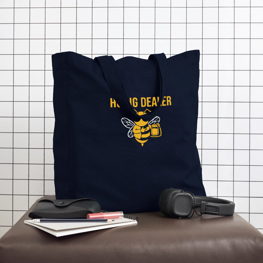 Honig Dealer Einkaufstasche in Navy – im Alltag