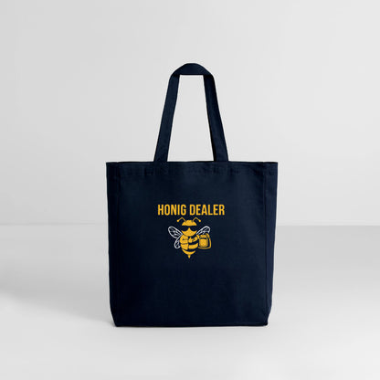 Honig Dealer Einkaufstasche in Navy – Studioaufnahme
