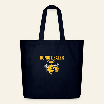 Honig Dealer Einkaufstasche in Navy – Vorderseite