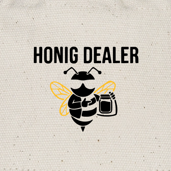 Honig Dealer Fischerhut in Natur – Druck im Detail