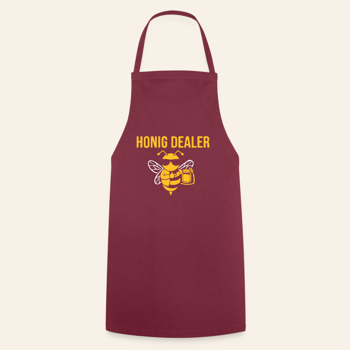 Honig Dealer Grillschürze in Bordeaux – Vorderseite