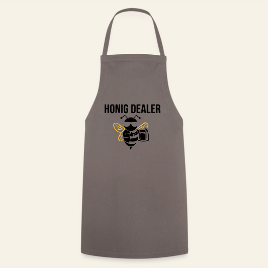 Honig Dealer Grillschürze in Grau – Vorderseite