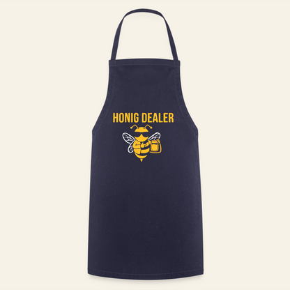 Honig Dealer Grillschürze in Navy – Vorderseite