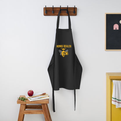 Honig Dealer Grillschürze in Schwarz – in der Küche