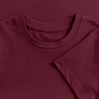 Honig Dealer Kinder T-Shirt in Burgunderrot – Stoff im Detail