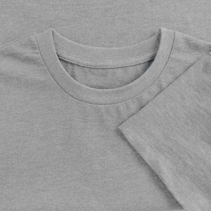 Honig Dealer Kinder T-Shirt in Grau meliert – Stoff im Detail