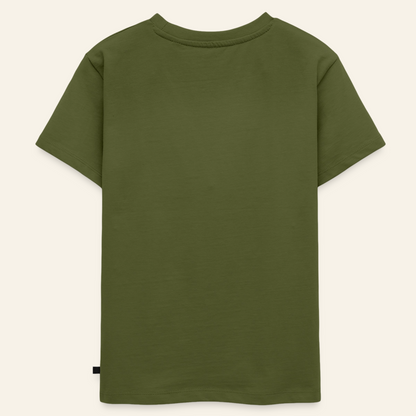 Honig Dealer Kinder T-Shirt in Khaki – Rückseite ohne Druck