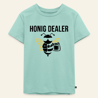 Honig Dealer Kinder T-Shirt in Mint – Vorderseite