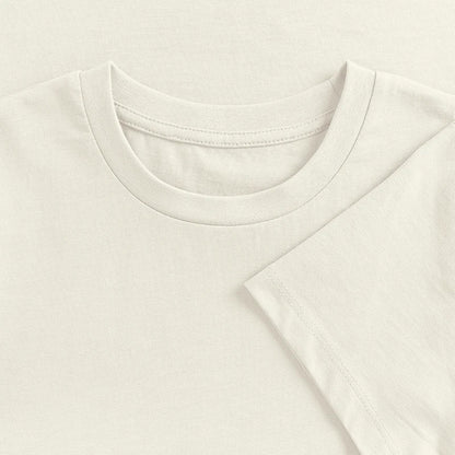 Honig Dealer Kinder T-Shirt in Naturweiß – Stoff im Detail