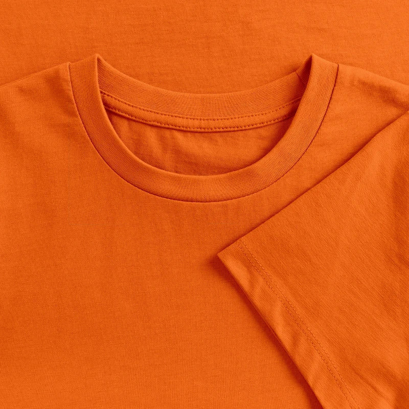 Honig Dealer Kinder T-Shirt in Orange – Stoff im Detail