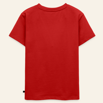 Honig Dealer Kinder T-Shirt in Rot – Rückseite ohne Druck