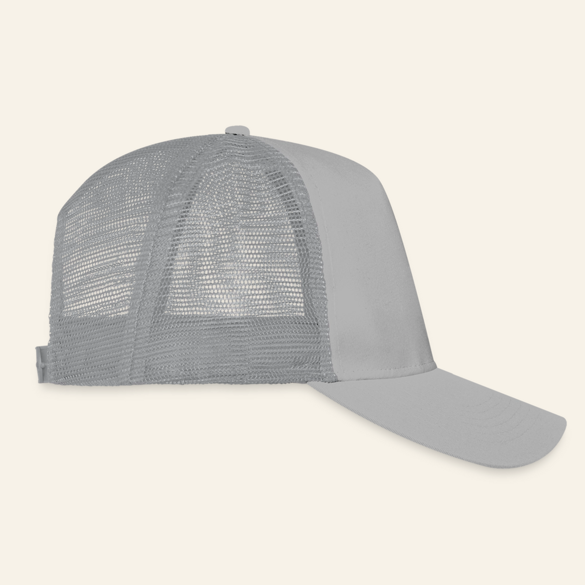 Honig Dealer Kinder-Trucker-Cap in Hellgrau – Seitenansicht