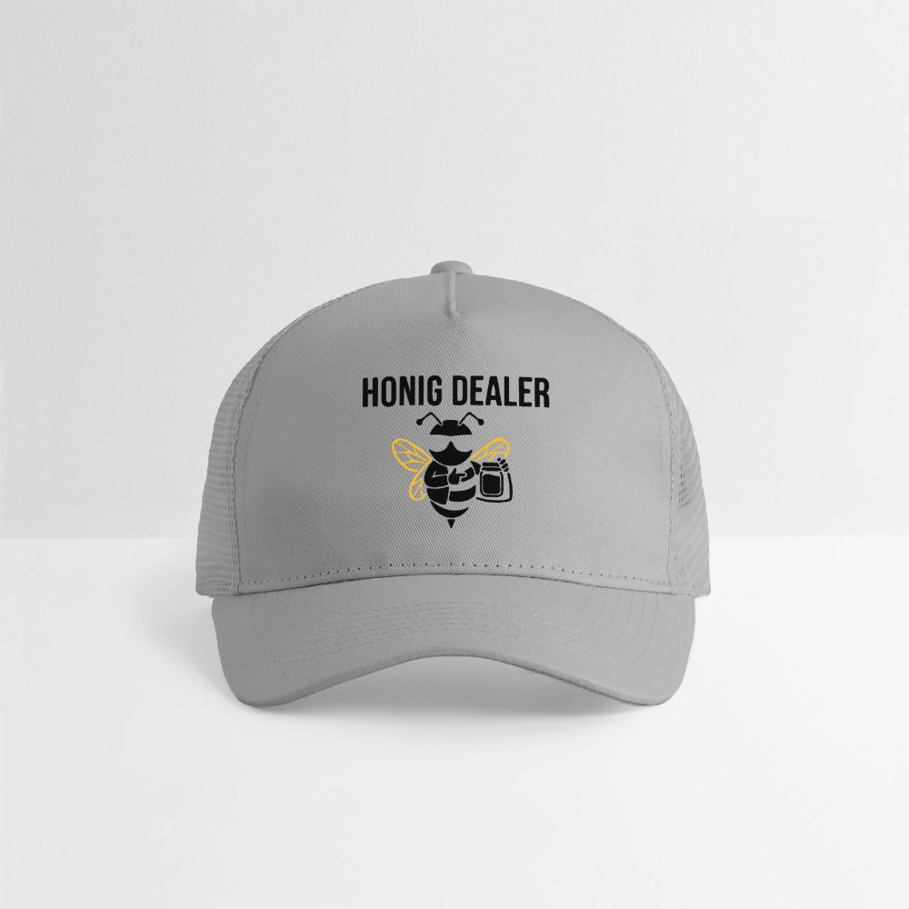 Honig Dealer Kinder-Trucker-Cap in Hellgrau – Studioaufnahme
