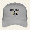Honig Dealer Kinder-Trucker-Cap in Hellgrau – Vorderseite