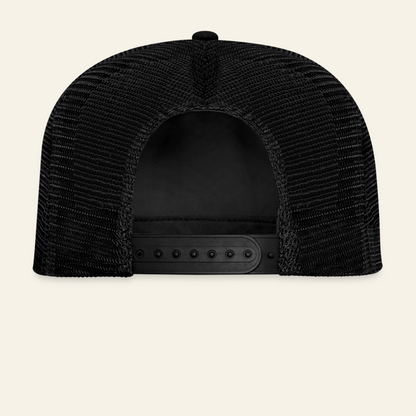 Honig Dealer Kinder-Trucker-Cap in Schwarz/Schwarz – Rückseite