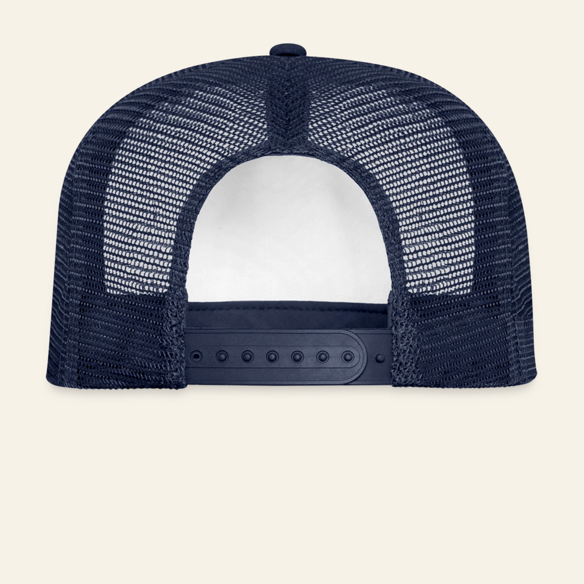 Honig Dealer Kinder-Trucker-Cap in Weiß/Navy – Rückseite