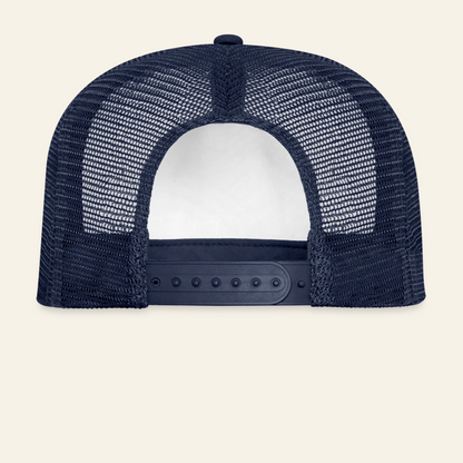 Honig Dealer Kinder-Trucker-Cap in Weiß/Navy – Rückseite