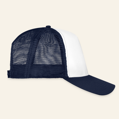 Honig Dealer Kinder-Trucker-Cap in Weiß/Navy – Seitenansicht