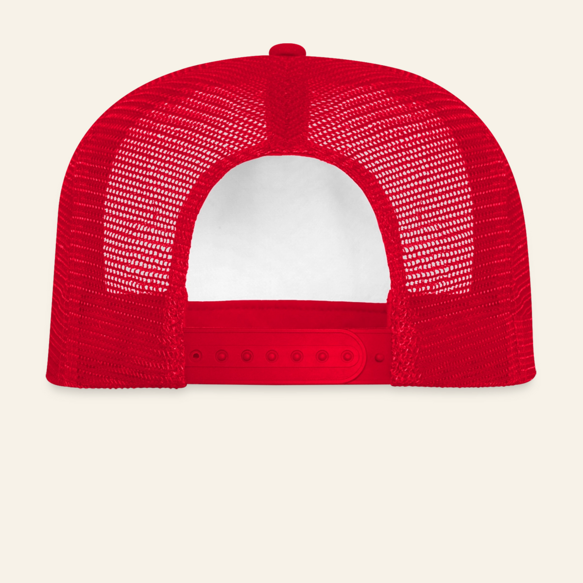 Honig Dealer Kinder-Trucker-Cap in Weiß/Rot – Rückseite