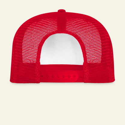 Honig Dealer Kinder-Trucker-Cap in Weiß/Rot – Rückseite