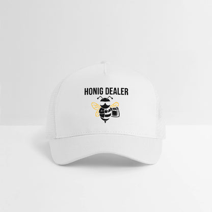 Honig Dealer Kinder-Trucker-Cap in Weiß – Studioaufnahme